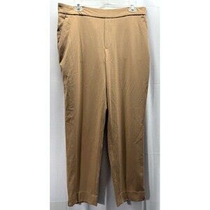 Banana Republic Womens Straight Leg Camel Pants Size 12